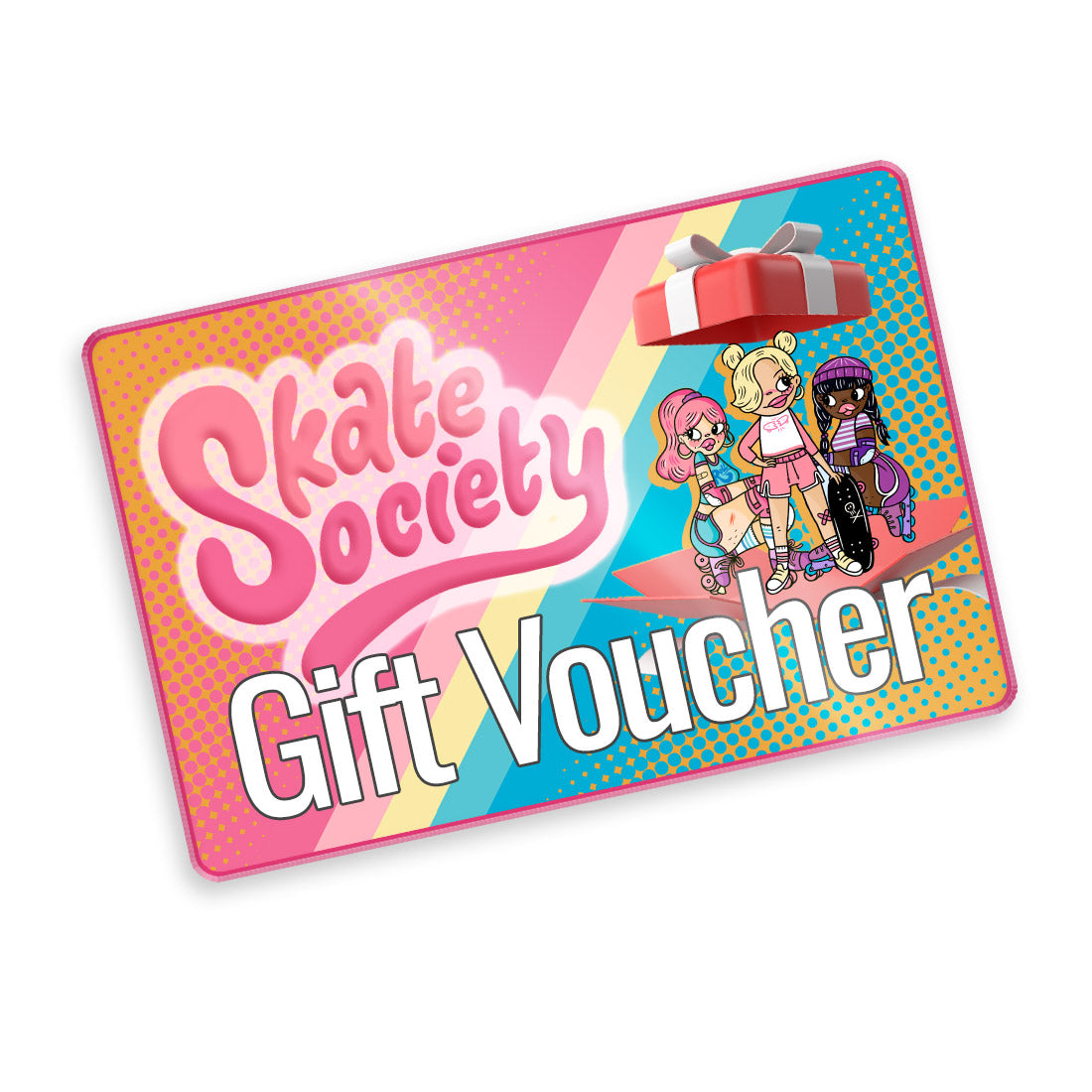 Skate Society Gift Voucher - Perfect for Skateboarders & Skate Enthusiasts - Ideal for Birthdays, Holidays & Special Occasions
