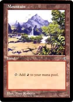 Magic The Gathering - Mountain - Oversized (4) - Promo Cards for Collectors & Gameplay - Perfect for MTG Tournaments, Gifts & Display