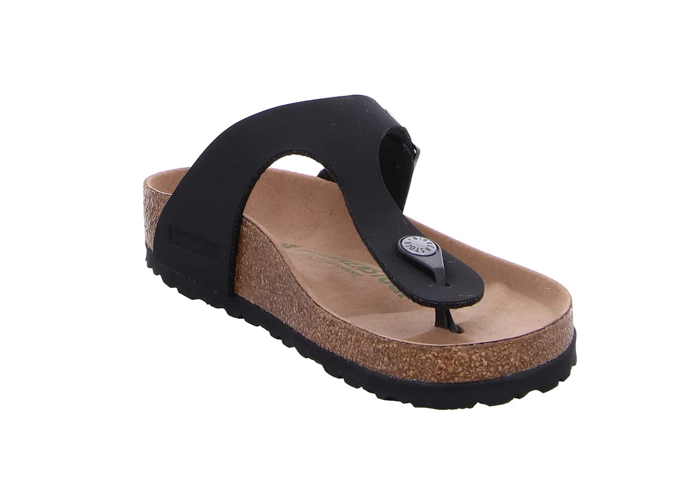 Birkenstock Gizeh Black Birkibuc Sandals - Women's Size 10 US | Comfortable Cork Footbed Sandals for Summer, Beach, Travel & Casual Wear