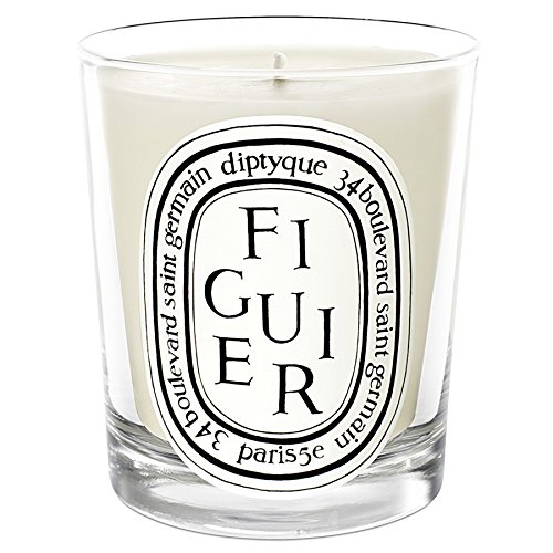 Diptyque Figuier Scented Candle 190g - Premium Fig Scented Home Decor Candle for Relaxation, Spa & Romantic Ambiance