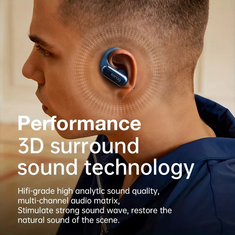 Sanag Z22S Pro Wireless Bluetooth Earbuds with Ear Hook - Sweatproof Sport Earphones for Running, Gym & Workout | HD Sound, Long Battery Life