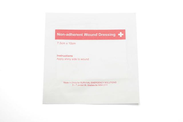 Sterile Non-Adherent Wound Dressing 10cm x 10cm - Breathable Pad for Cuts, Burns & Post-Surgical Care - First Aid Essential for Home, Clinic & Emergency Kits