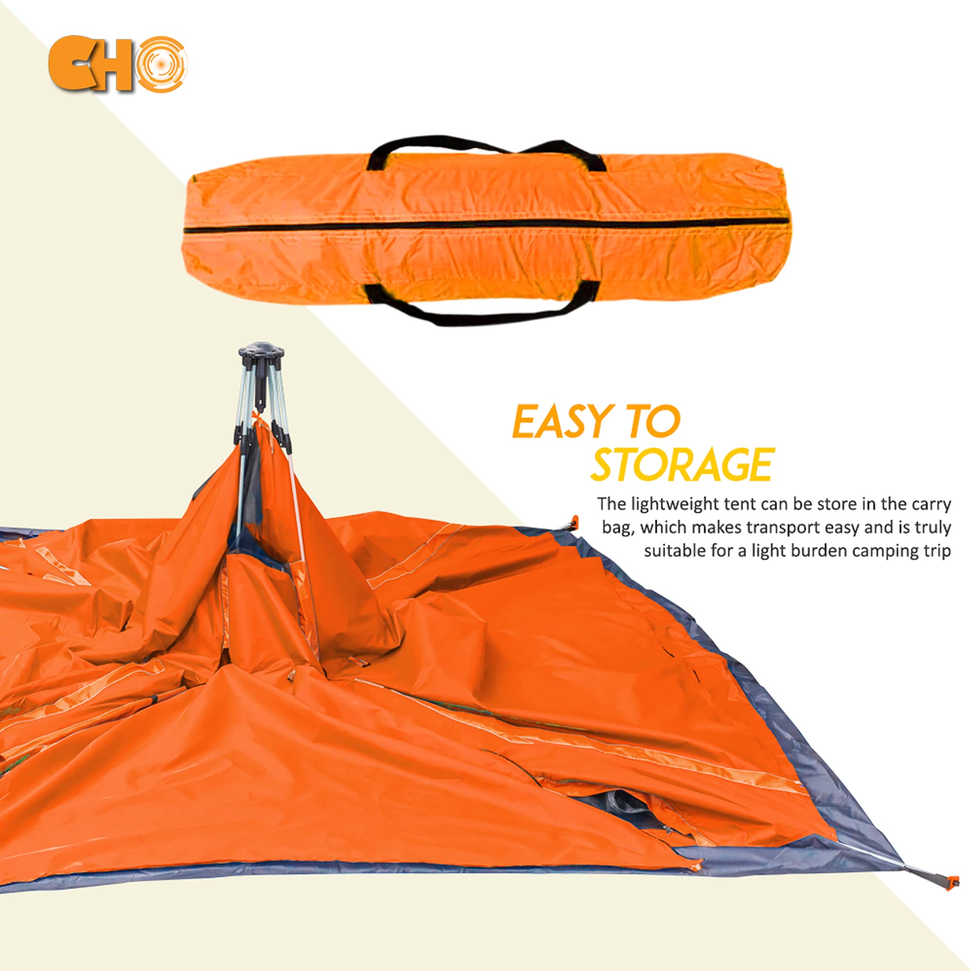 4 Person Pop Up Camping Tent - Large Portable Beach Tent for Family, Backpacking & Hiking - Lightweight Sun Shade Shelter for Outdoor Travel, Picnics & Beach Days