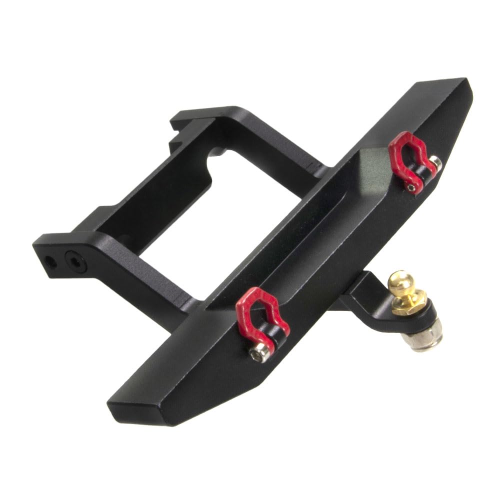 Levigo RC Aluminum Front & Rear Bumper Set for Traxxas 1/18 TRX-4M Defender - Heavy Duty Upgrade Accessories with Enhanced Protection | Perfect for Off-Road Crawling, Rock Climbing & RC Adventure Racing