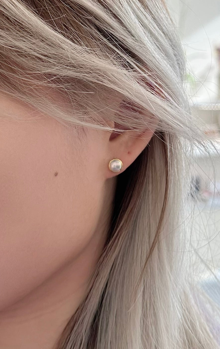 Amare Wear Freshwater Pearl and Black Onyx Statement Earrings for Women | Elegant Dangle Jewelry for Parties, Weddings & Special Occasions