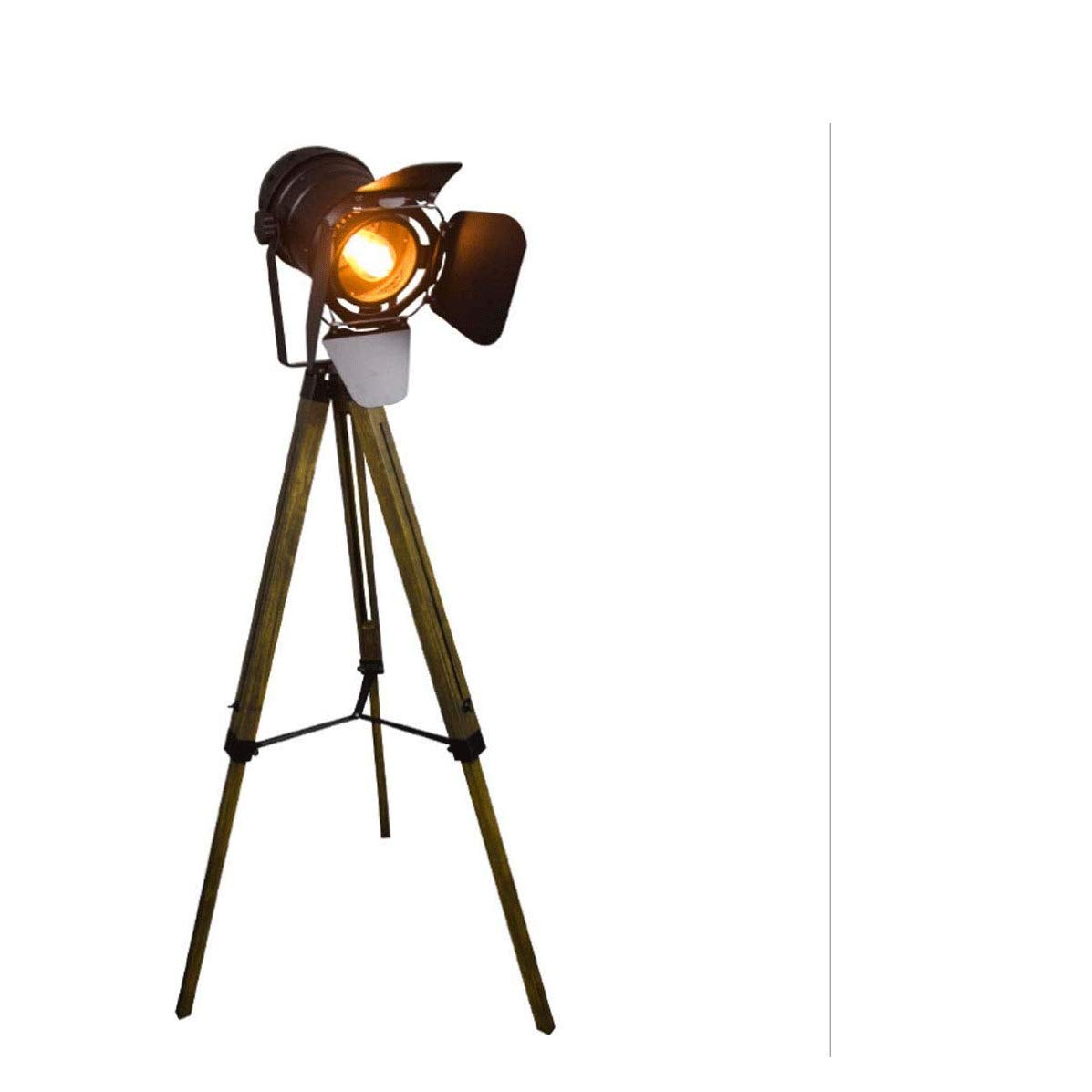 Modern Tripod Floor Lamp with Linen Shade - Adjustable Standing Light for Living Room, Bedroom, Office & Study - E26 Socket Compatible with LED Bulbs - Perfect for Reading, Working & Ambient Lighting