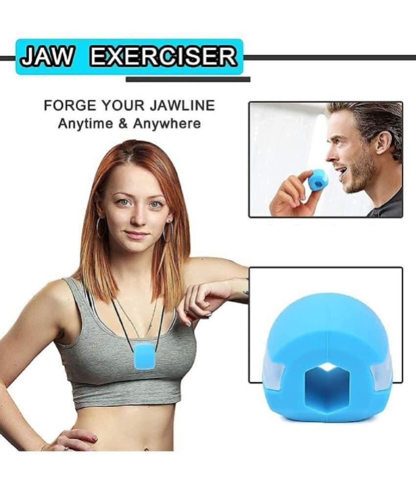 Flareza Jaw Exerciser for Men & Women - Facial & Neck Toning Device to Define Jawline, Slim Face | Portable Jaw Exerciser for Home, Gym & Travel | Improve Facial Muscle Strength & Double Chin Reduction