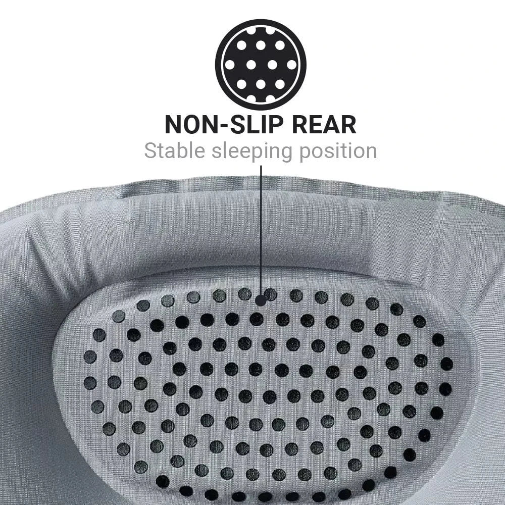 Go Travel Compact Snoozer - Portable Neck Pillow for Airplane, Car & Office - Comfortable Travel Accessory for Long Flights & Road Trips