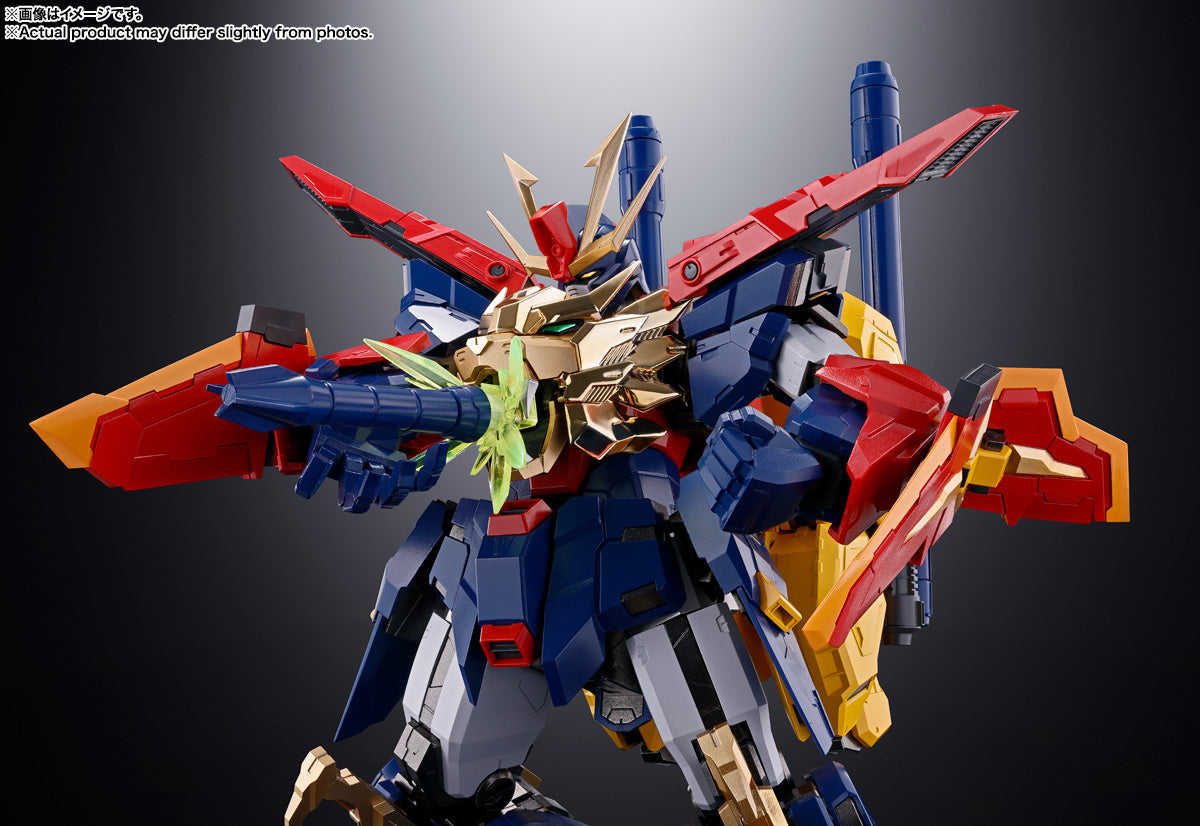 Bandai Soul of Chogokin GX-113 Gundam Tryon 3 Build Fighters Try Action Figure - High-Quality Collectible Robot Model for Anime Fans & Display