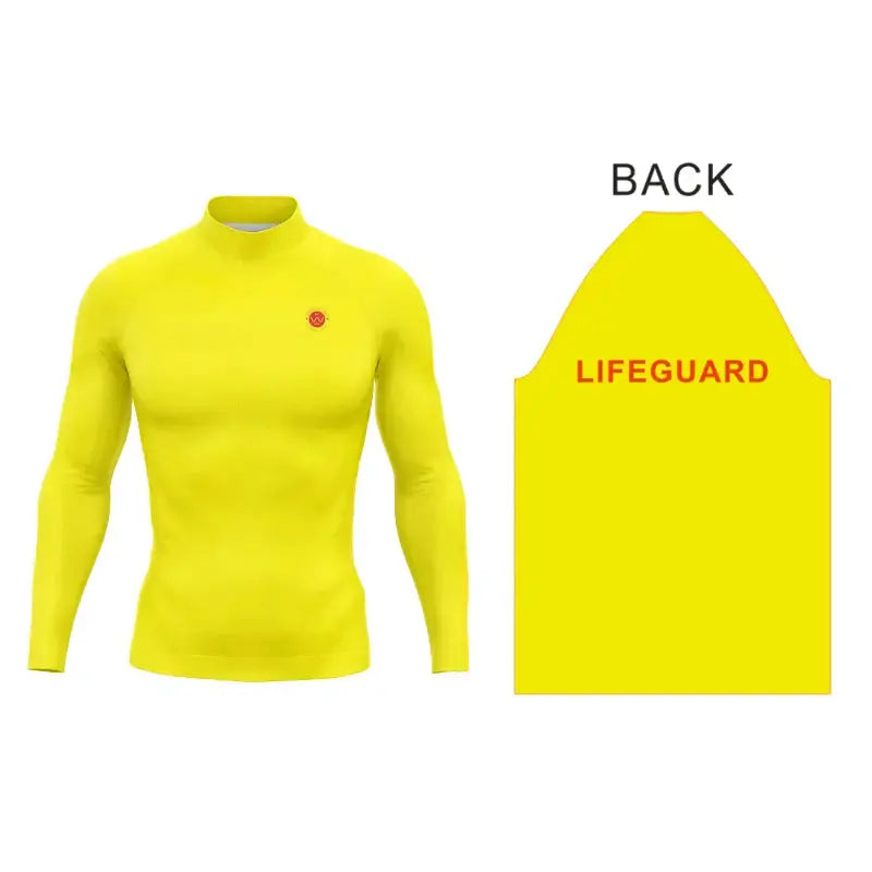 Lifeguard Rashguard Swim Shirt for Men & Women - UPF 50+ Sun Protection Quick Dry Swim Top - Perfect for Swimming, Surfing, Beach & Pool Activities
