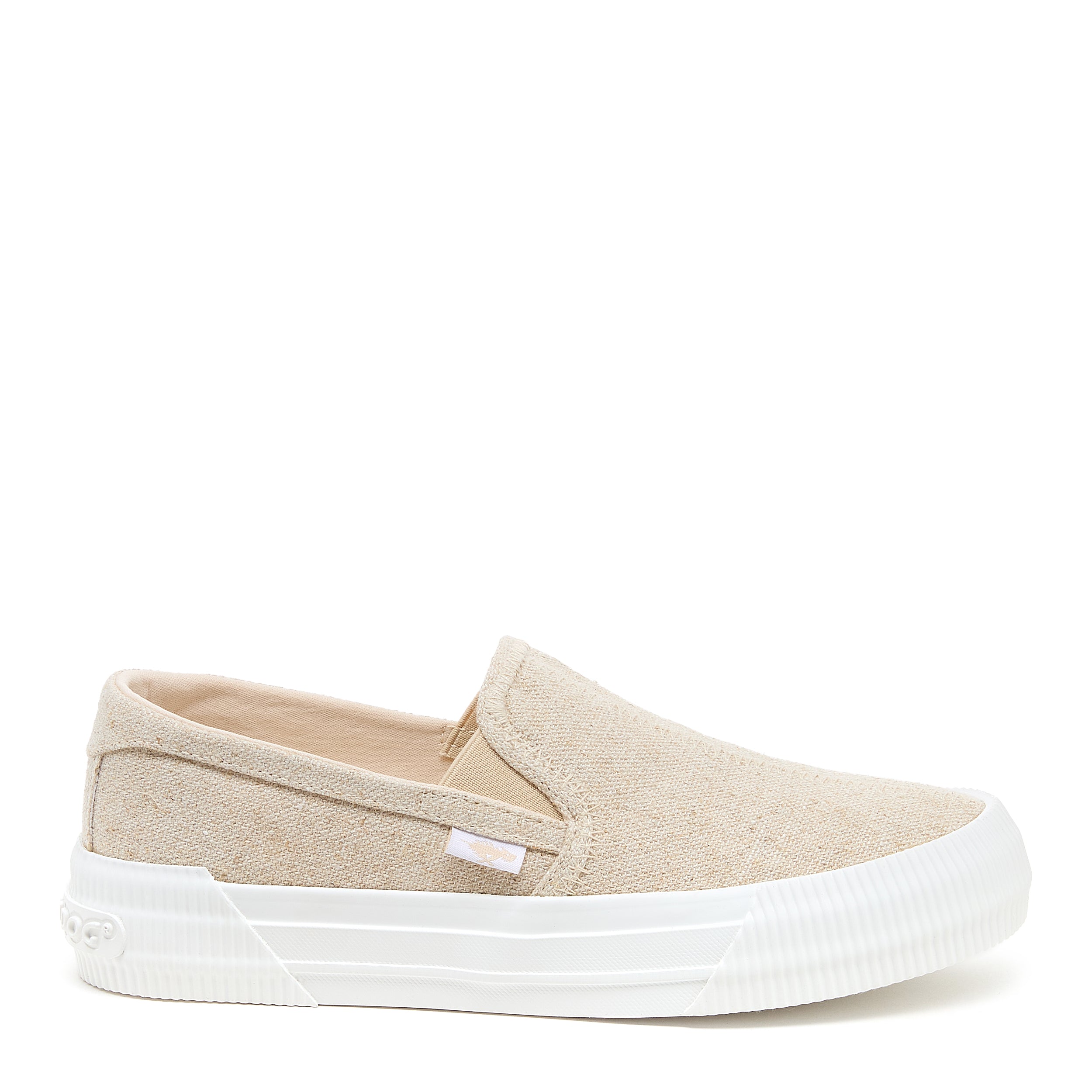 Comfortable Classic Natural Slip-On Sneakers for Women & Men - Casual Walking Shoes for Everyday Wear, Work, Travel & Outdoors