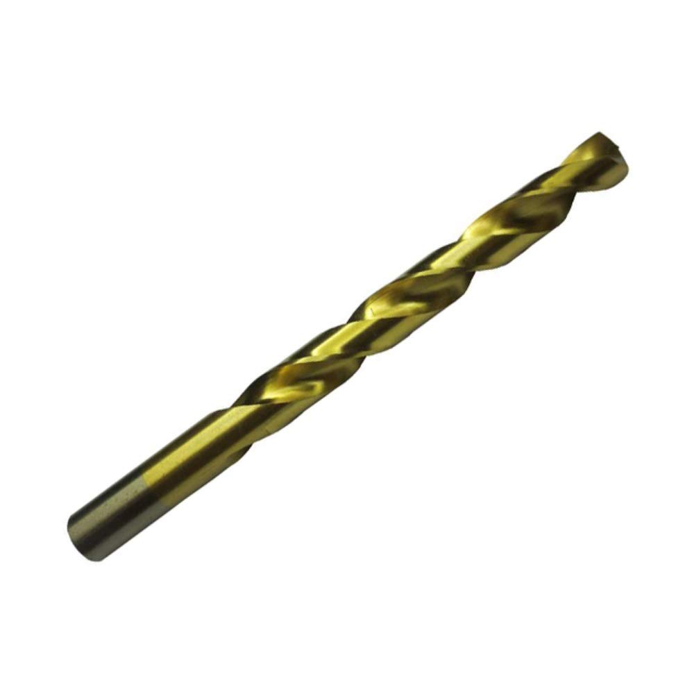 Premium DWDTN Series #4 Tin-Coated Drill Bits (12-Pack) - High Speed Steel for Metal, Wood & Plastic - Perfect for DIY Projects, Home Repairs & Professional Workshops
