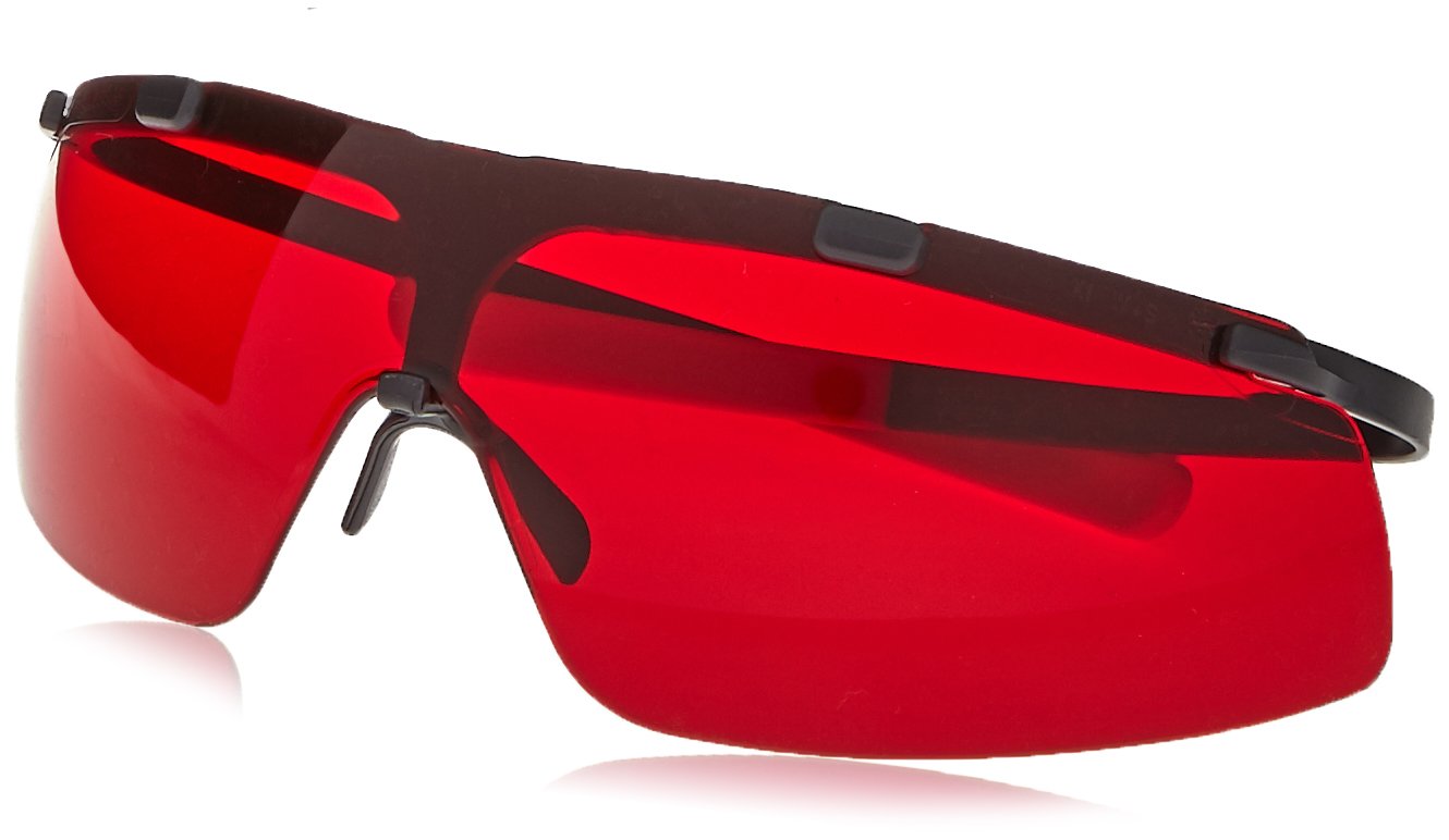 Leica Geosystems DISTO GLB30 Laser Glasses - Red Laser Safety Glasses for Construction, Surveying & DIY Projects - Protect Eyes from Laser Beams During Measurements
