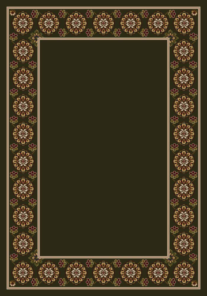 Handmade Kabul Olive Rug - Runner Size 2'4