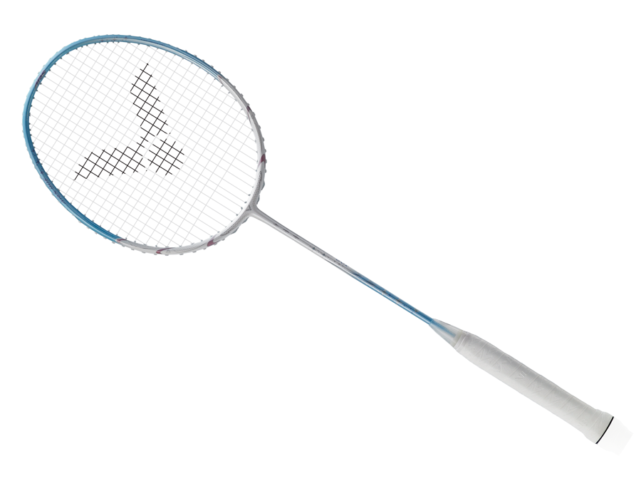 Victor Auraspeed 90F Unstrung Badminton Racket - Light Blue | Professional Carbon Fiber Badminton Racquet for Advanced Players | Perfect for Tournaments & Training Sessions