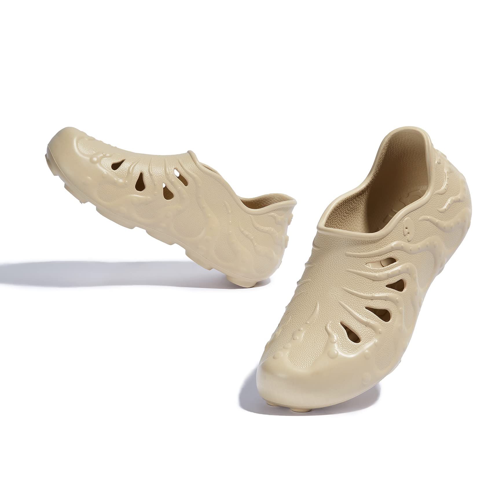 UIN Men's Clog Garden Shoes - Slip On Beach Outdoor Slippers & Sandals with Octopus Design - Perfect for Gardening, Beach Walks, and Casual Wear