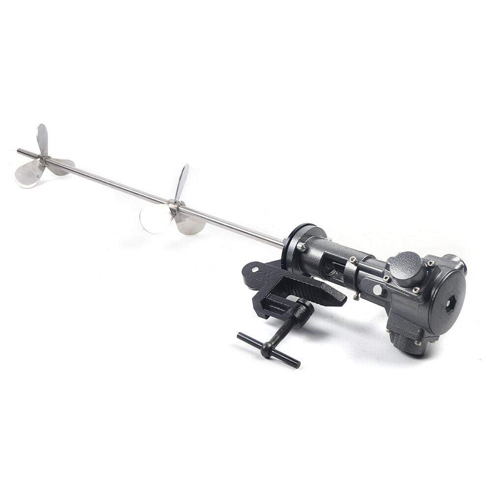 **50 Gallon Stainless Steel Pneumatic Paint Mixer - Automatic Paint Stirrer & Agitator for Ink, Paint Blending - Heavy Duty Barrel Mixing Tool (US Stock) - Perfect for Industrial Painting, Automotive Shops & DIY Projects**