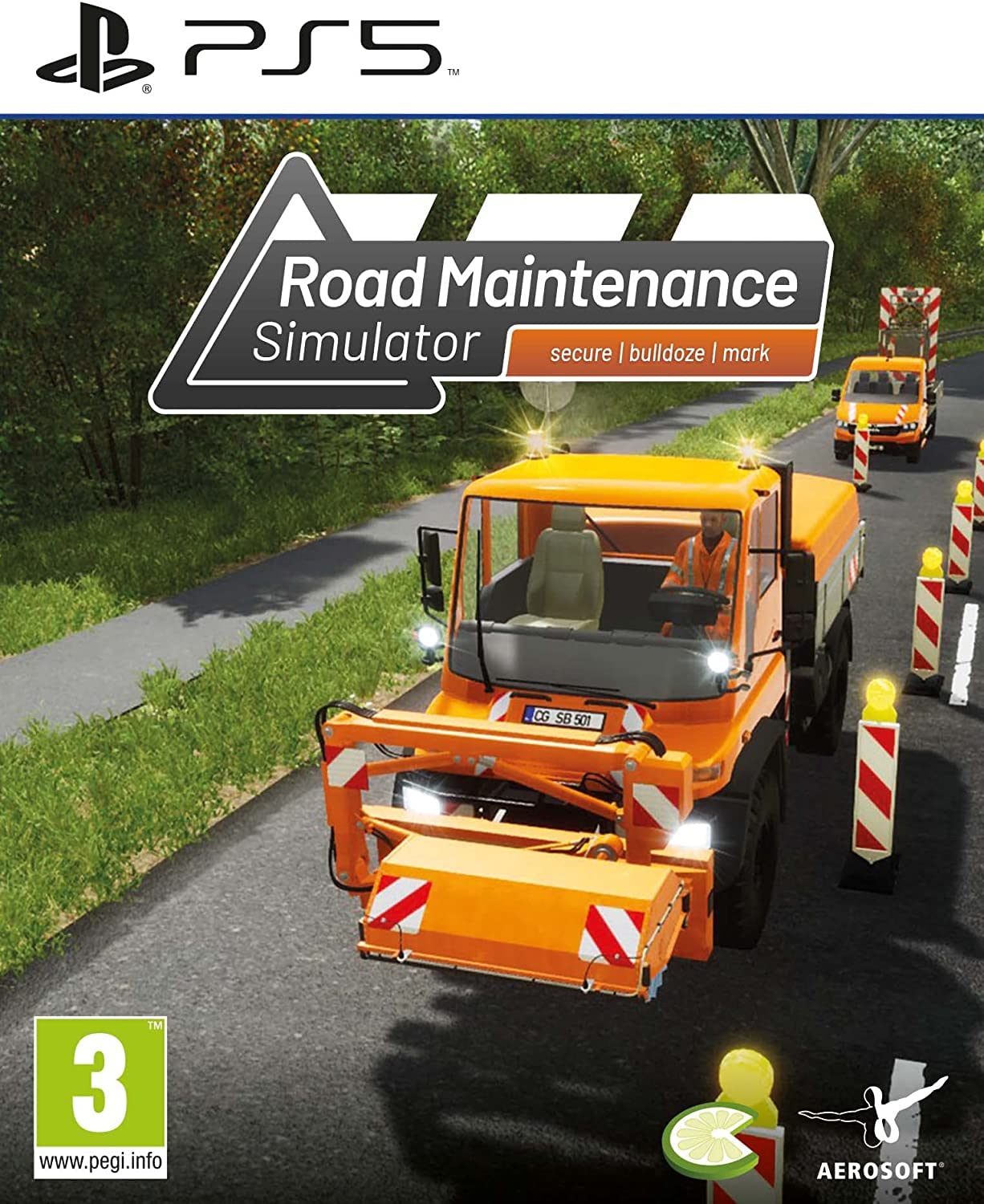 Road Maintenance Simulator Game for PS5 | Realistic Construction & Repair Simulation | Perfect for Construction Enthusiasts & Gamers