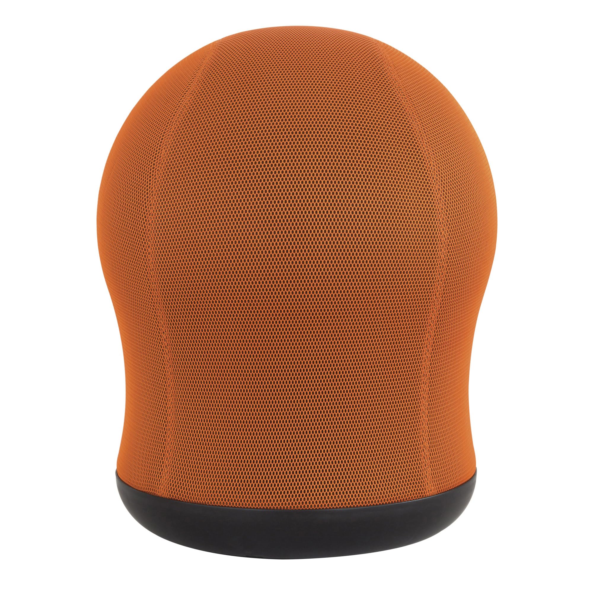 Safco Zenergy Swivel Ball Chair - Anti-Burst Vinyl Exercise Ball for Active Sitting | Home, Office & Classroom Use | Ergonomic Support for Kids & Adults | Perfect for Studying, Working & Fitness Training (Orange Mesh)