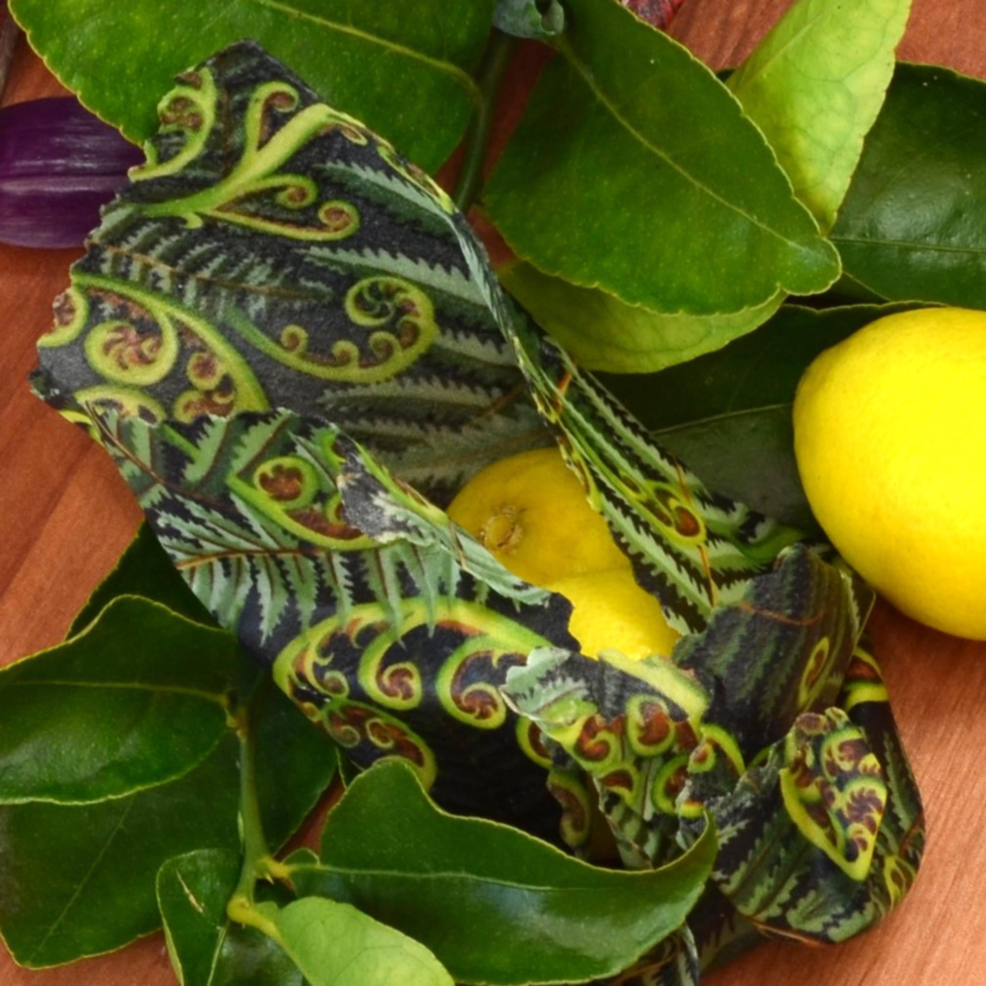 Eco-Friendly Koru Fronds Beeswax Wrap Core Collection - Sustainable Food Storage for Freshness | Perfect for Picnics, Lunch Boxes & Leftovers