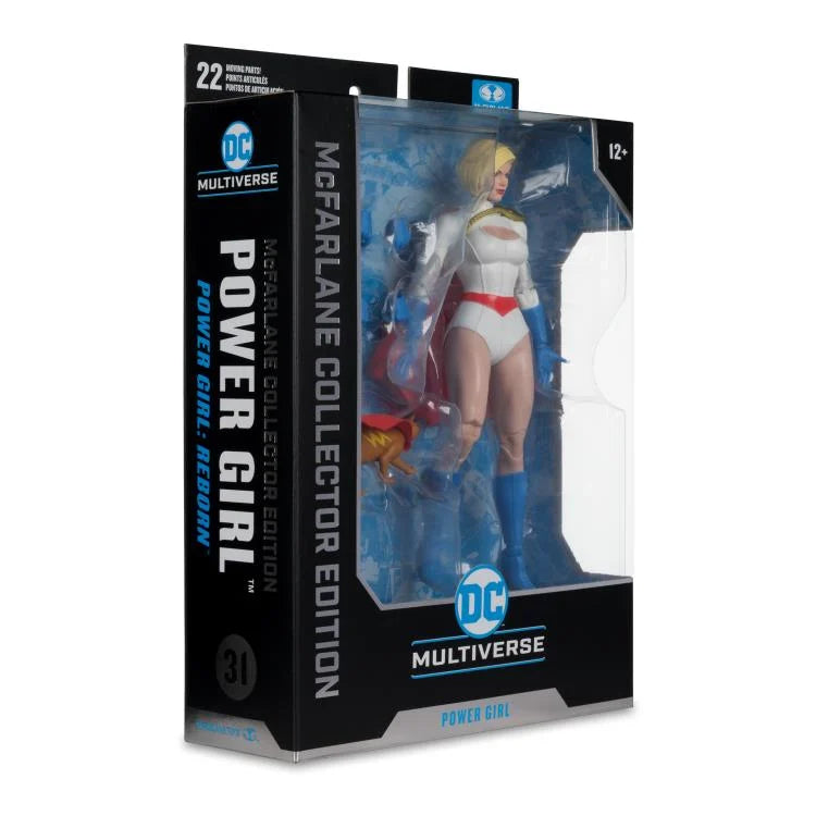 Power Girl Reborn DC McFarlane Collector Edition #31 Action Figure - Premium Collectible Toy for DC Comics Fans & Display for Home/Office