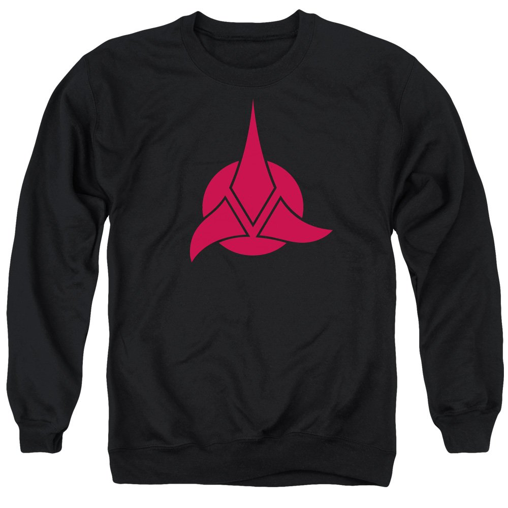 Star Trek Klingon Logo Unisex Crewneck Sweatshirt for Men & Women | Sci-Fi Fan Gift, Cosplay Costume, Casual Wear for Movie Nights & Conventions