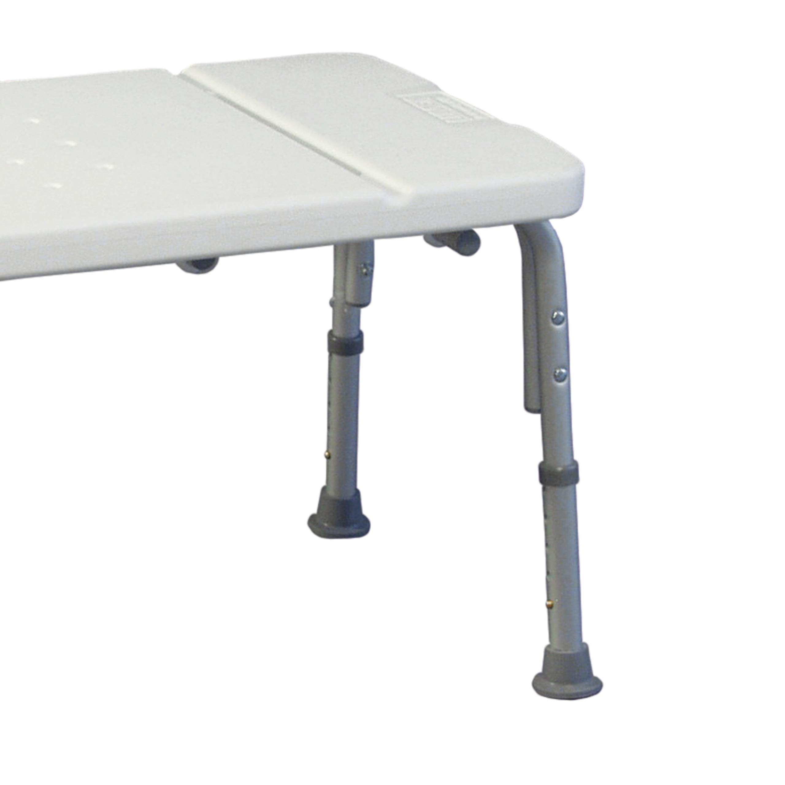 Graham-Field 7929-1 Lumex Heavy Duty Tub Transfer Bench & Shower Chair - 400 lb Weight Capacity - Ideal for Elderly Care, Bathroom Safety, and Mobility Assistance