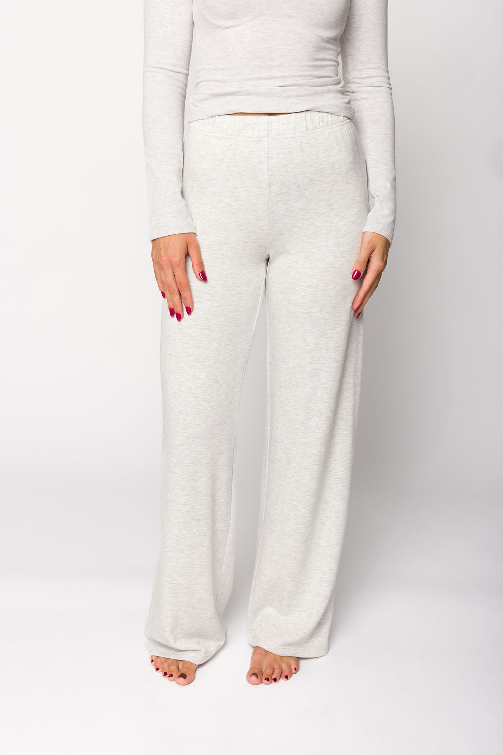 Be Mine Lounge Pant in Carrara - Soft & Comfortable Women's Loungewear Pants for Relaxing at Home, Yoga, or Casual Outings