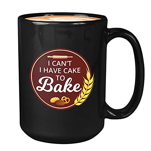 I Can't I Have Cake Black