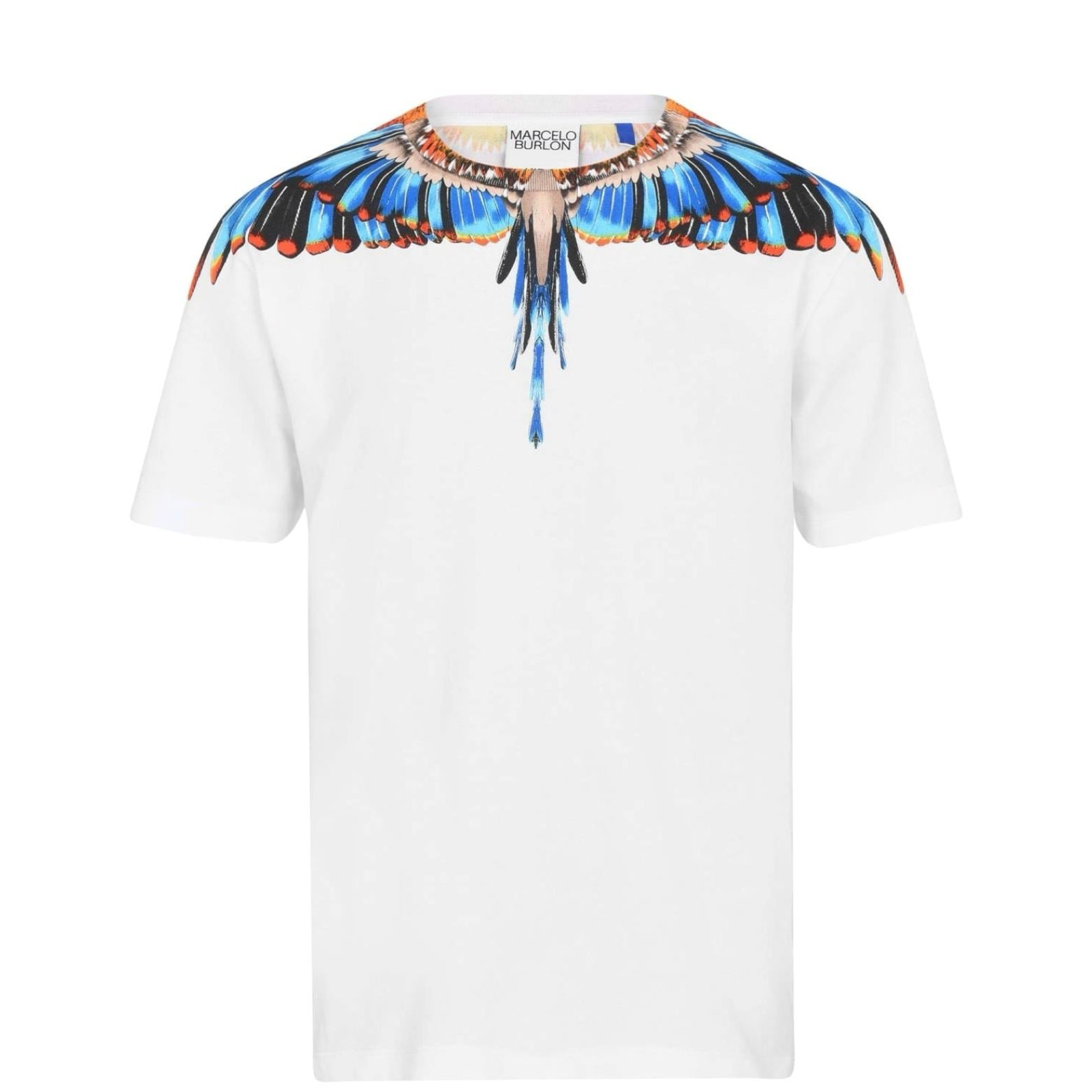 Marcelo Burlon Wings Graphic T-Shirt for Kids - Trendy Streetwear Tee for Boys & Girls - Perfect for Casual Wear, School, and Playdates