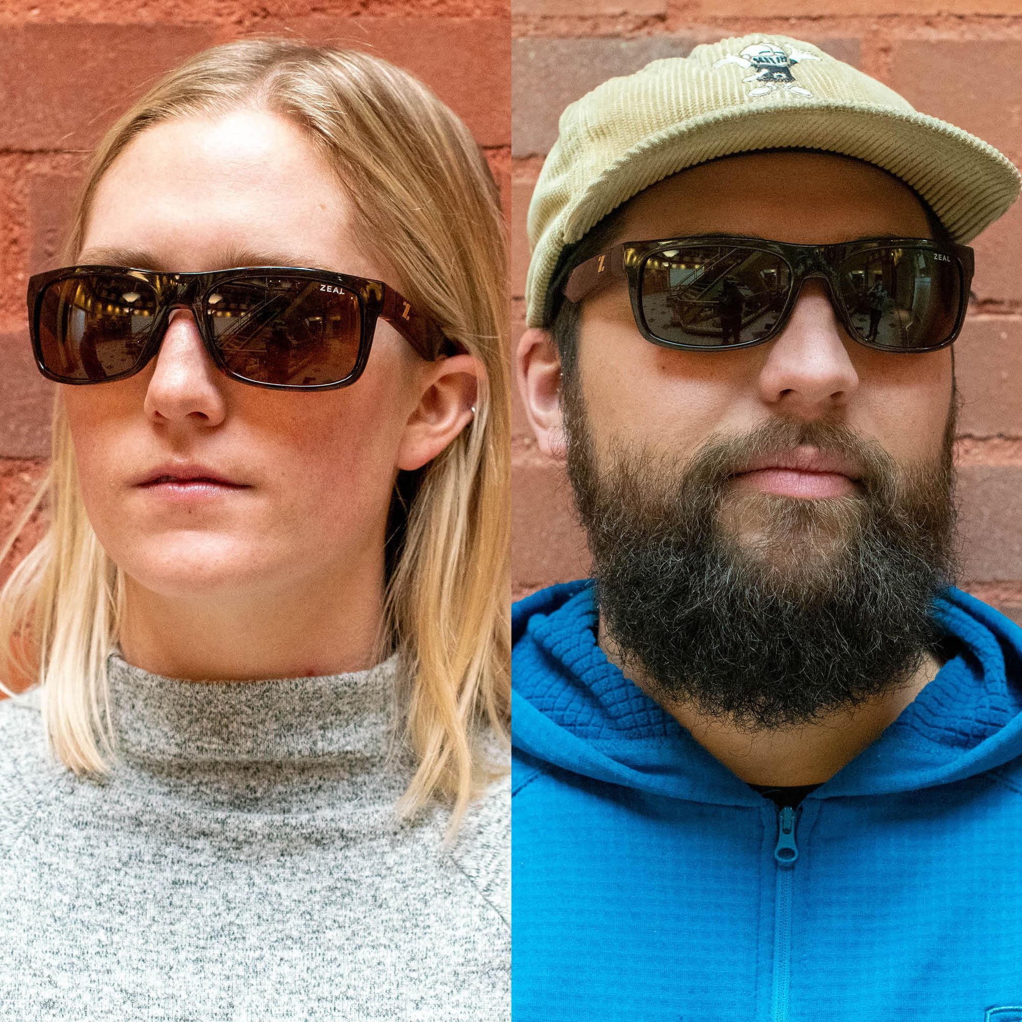 Zeal Optics Essential Polarized Sunglasses for Men & Women - Eco-Friendly Plant-Based Frame - UV Protection for Outdoor Sports, Driving & Beach Activities