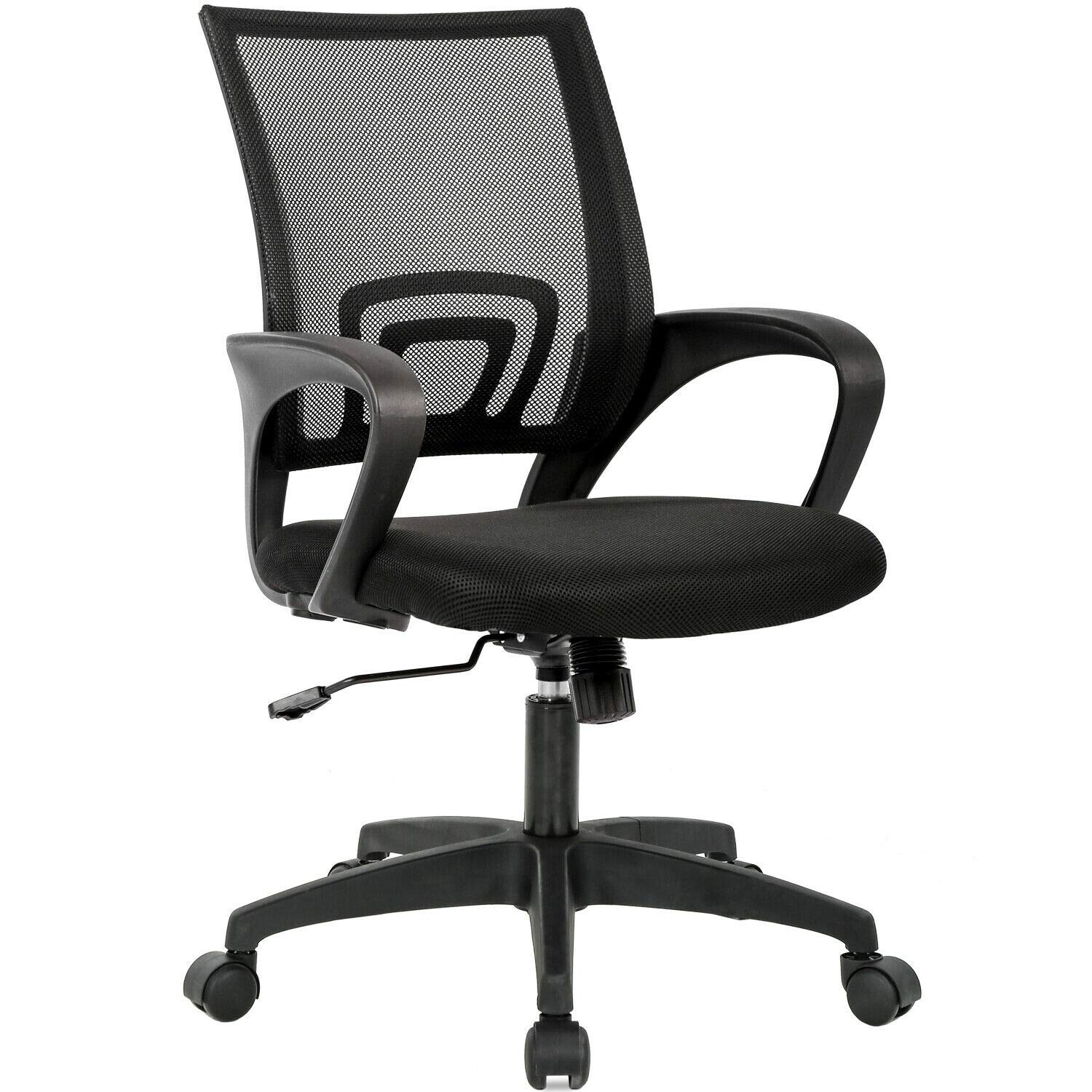 Ergonomic Mesh School Desk Chair with Lumbar Support - Adjustable Home Office Chair for Students & Professionals, Perfect for Studying, Working & Gaming