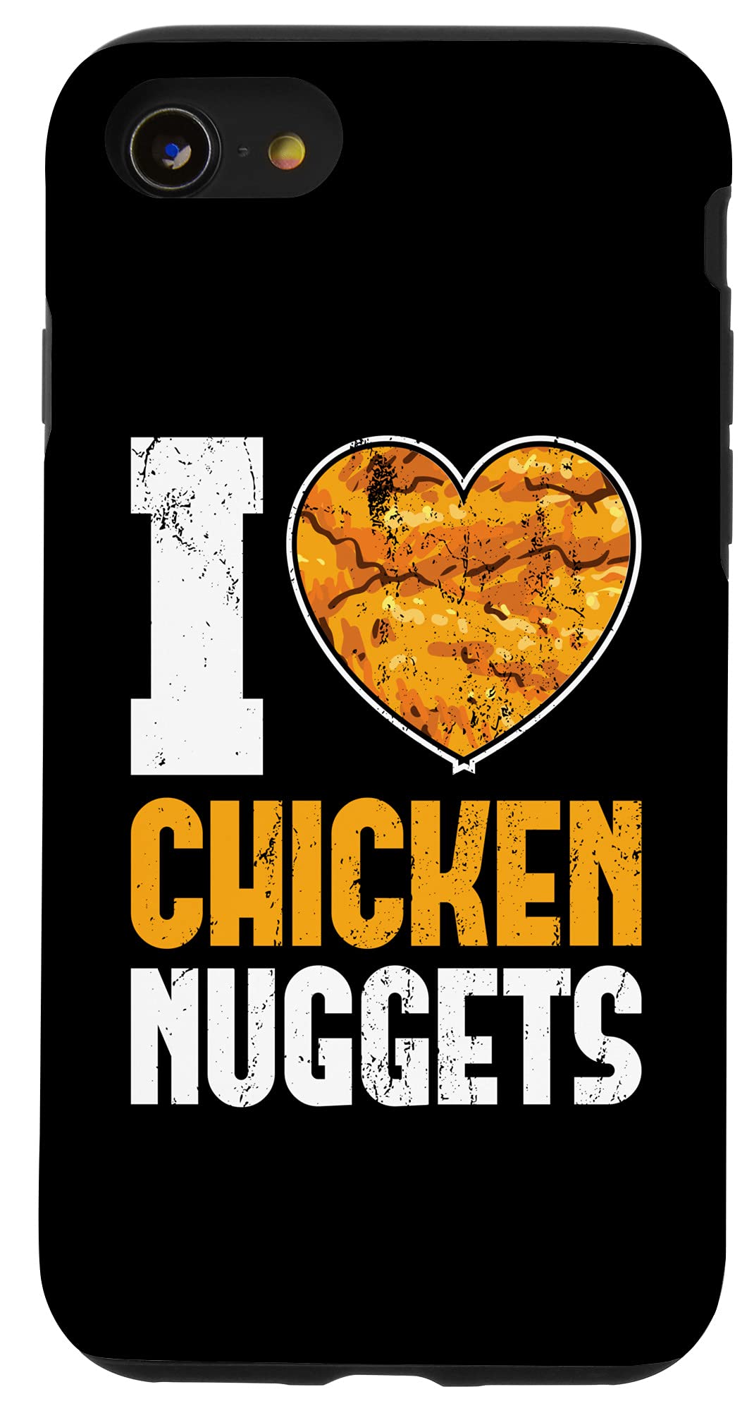 iPhone SE (2020) / 7 / 8 Fast Food Themed Phone Case - Cute Chicken Nugget Design Protective Cover for Food Lovers - Perfect Gift for Fast Food Enthusiasts & iPhone Users (Use at Restaurants, Cafes, or as a Fun Conversation Starter)