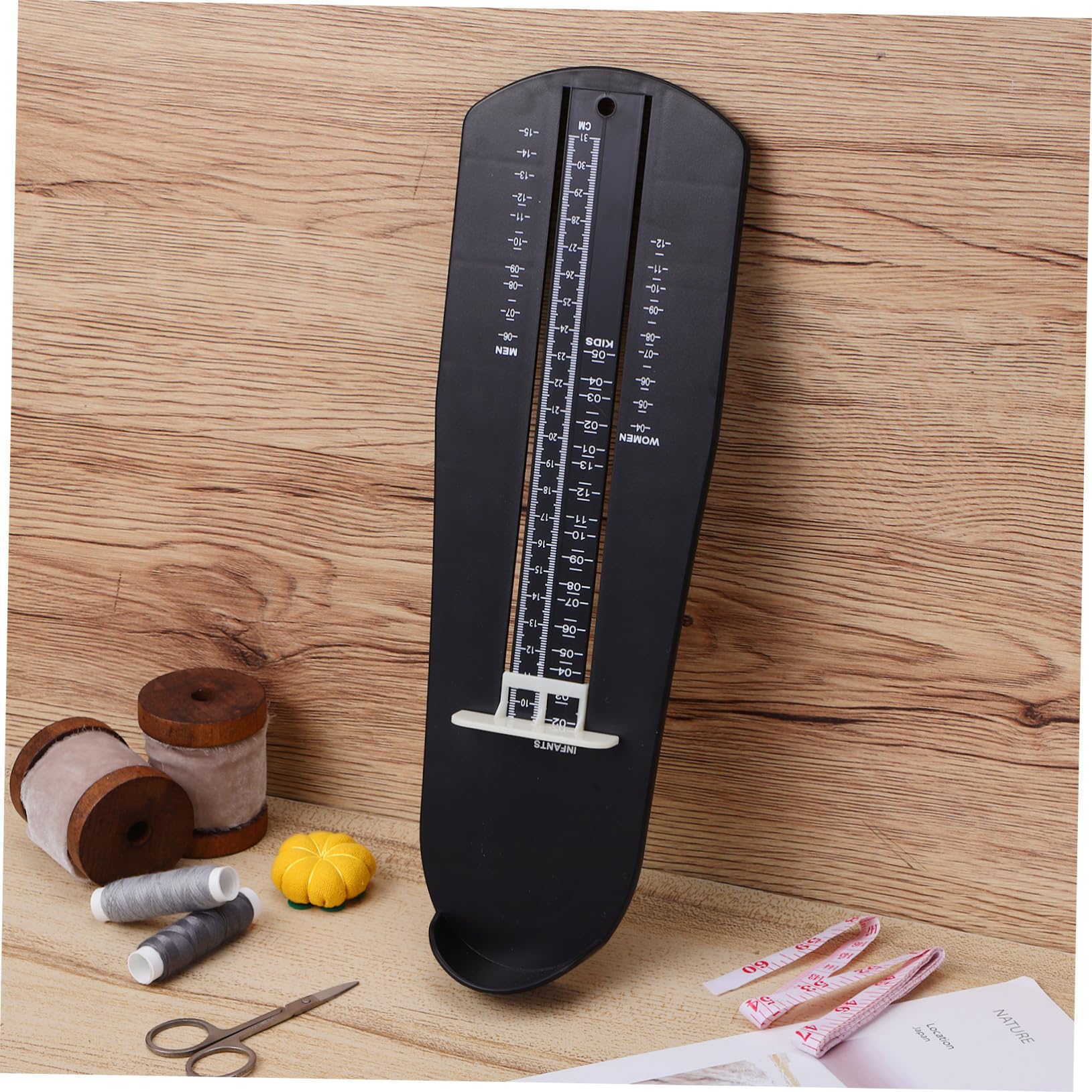 CALLARON Foot Measuring Device - Accurate Shoe Size Measurement Tool for Adults, Foot Length Gauge & Foot Measure - Perfect for Online Shoe Shopping, Podiatry, and Orthopedic Needs