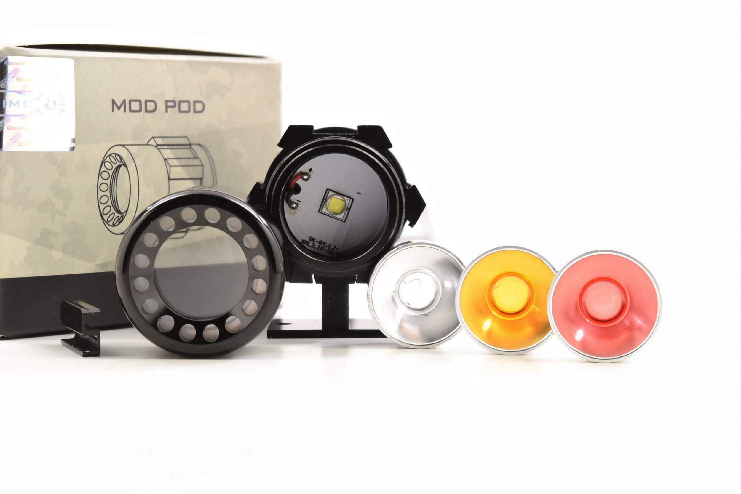 Morimoto MP-M-RED Red ModPod Mini LED Headlight Output Lens Insert - Upgrade Your Vehicle Lighting for Night Driving & Off-Road Adventures