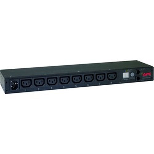 APC AP7821B Metered 1U Rack PDU - 16A, 208/230V, 8x C13 Outlets for Server Rack Power Distribution | Ideal for Data Centers, Network Closets & IT Equipment Power Management