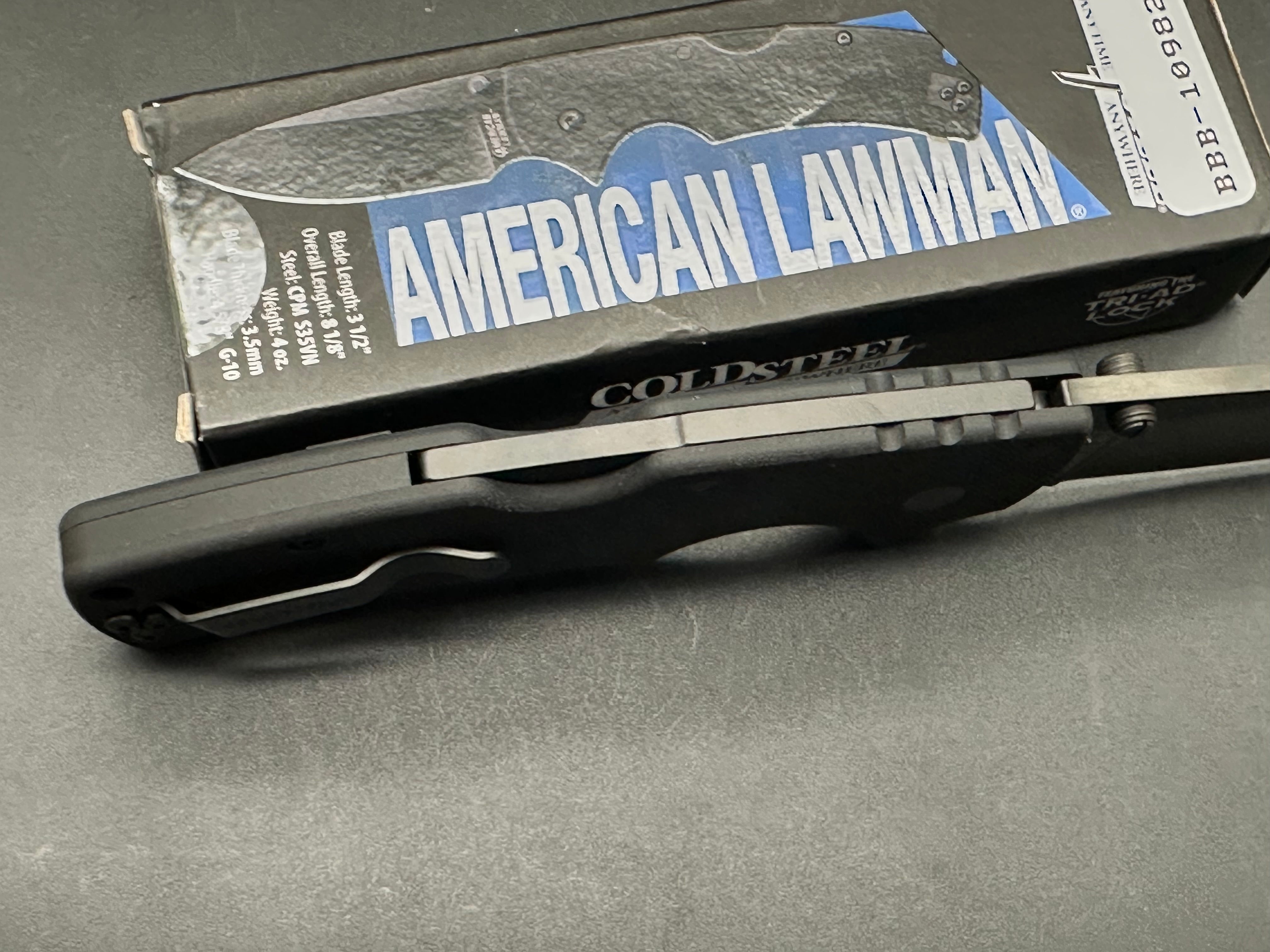 Cold Steel American Lawman Folding Knife - 3.5