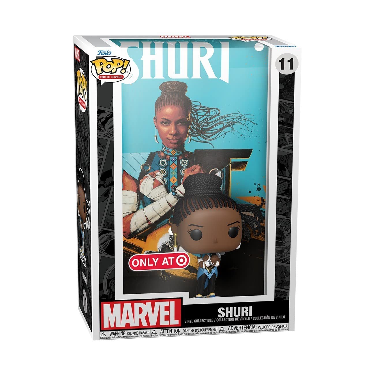 Funko Pop! Marvel Black Panther Shuri Special Edition #11 Vinyl Figure - Collectible Comic Covers Series | Perfect for Marvel Fans, Collectors & Home Decor
