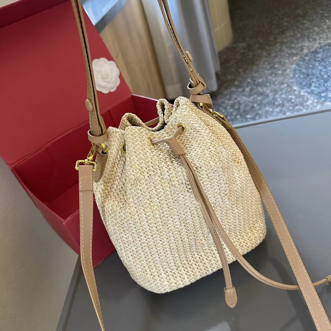 Stylish Straw Shoes and Bag Set for Women - Perfect for Beach, Summer, and Vacation Outfits