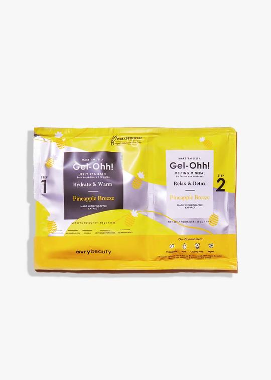 AVRY BEAUTY Pineapple Breeze Limited Edition Gel Jelly Spa - Refreshing Hand & Foot Care for Relaxation at Home or Salon