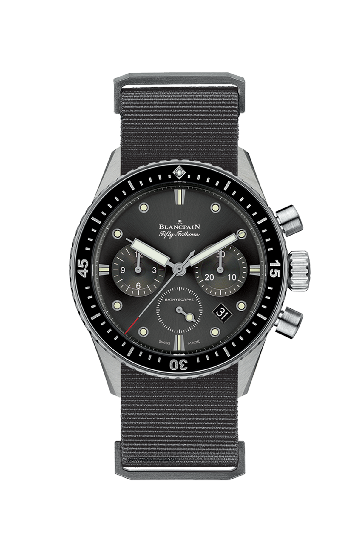 Blancpain Bathyscaphe Flyback Chronograph 5200 1110 NABA Men's Luxury Dive Watch - Perfect for Professional Diving, Water Sports & Luxury Collectors