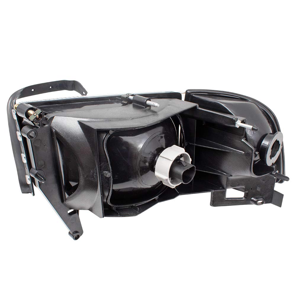 Brock Aftermarket Replacement Right Passenger Halogen Headlight & Corner Light Assembly - Compatible with [Vehicle Model], Perfect for Night Driving & Enhanced Visibility