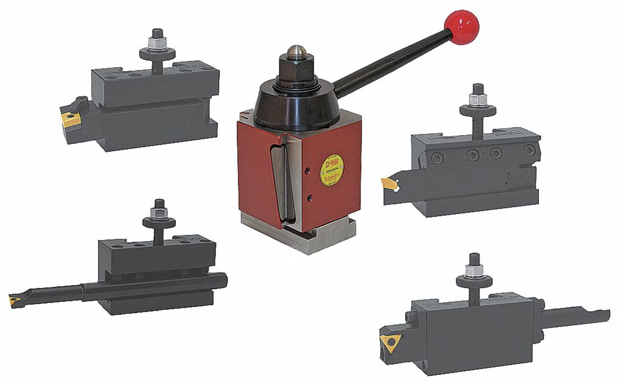 14-Piece SDN25 Series Tool Post & Holder Set for Lathe Turning - Perfect for Metalworking, Woodworking & DIY Projects