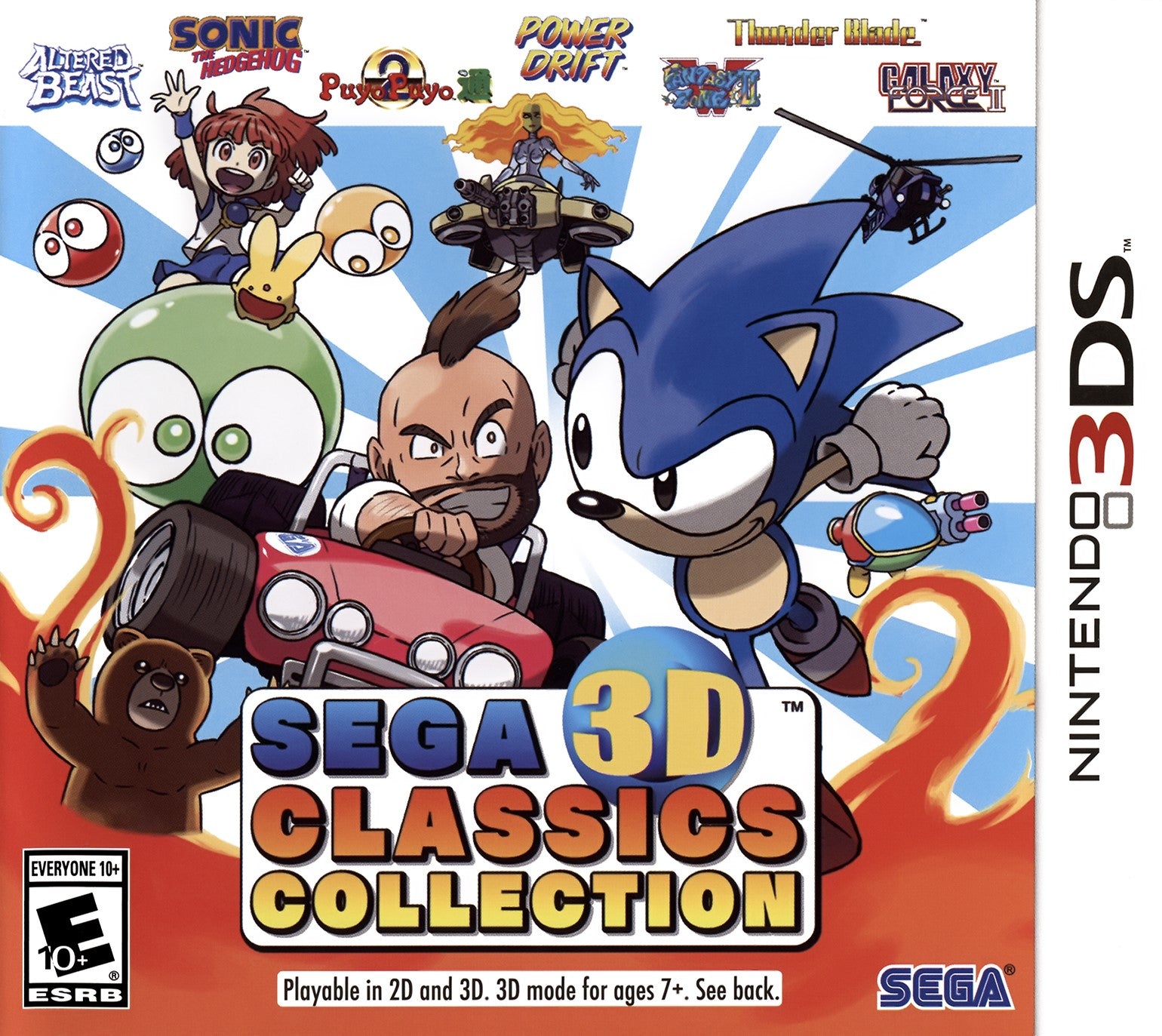 SEGA 3D Classics Collection - Retro Video Game Bundle for Nintendo 3DS | Play Classic SEGA Arcade Games Anywhere | Perfect for Gaming Enthusiasts and Nostalgic Players