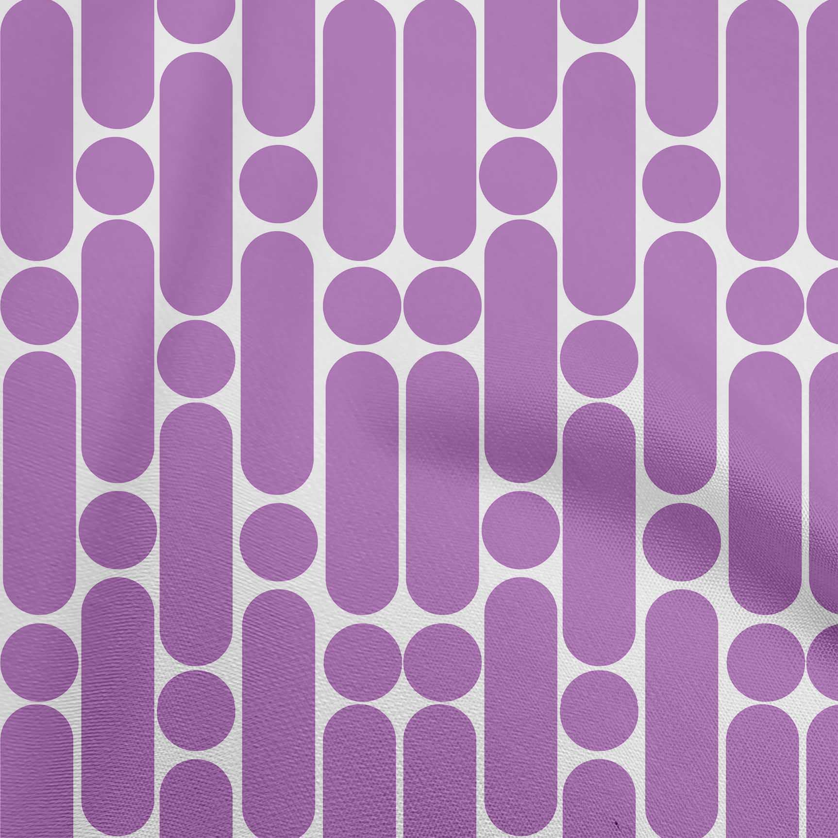 oneOone Rayon Purple Geometric Print Fabric by The Yard - 56 Inch Wide DIY Sewing Material for Dresses, Quilting & Home Decor Projects