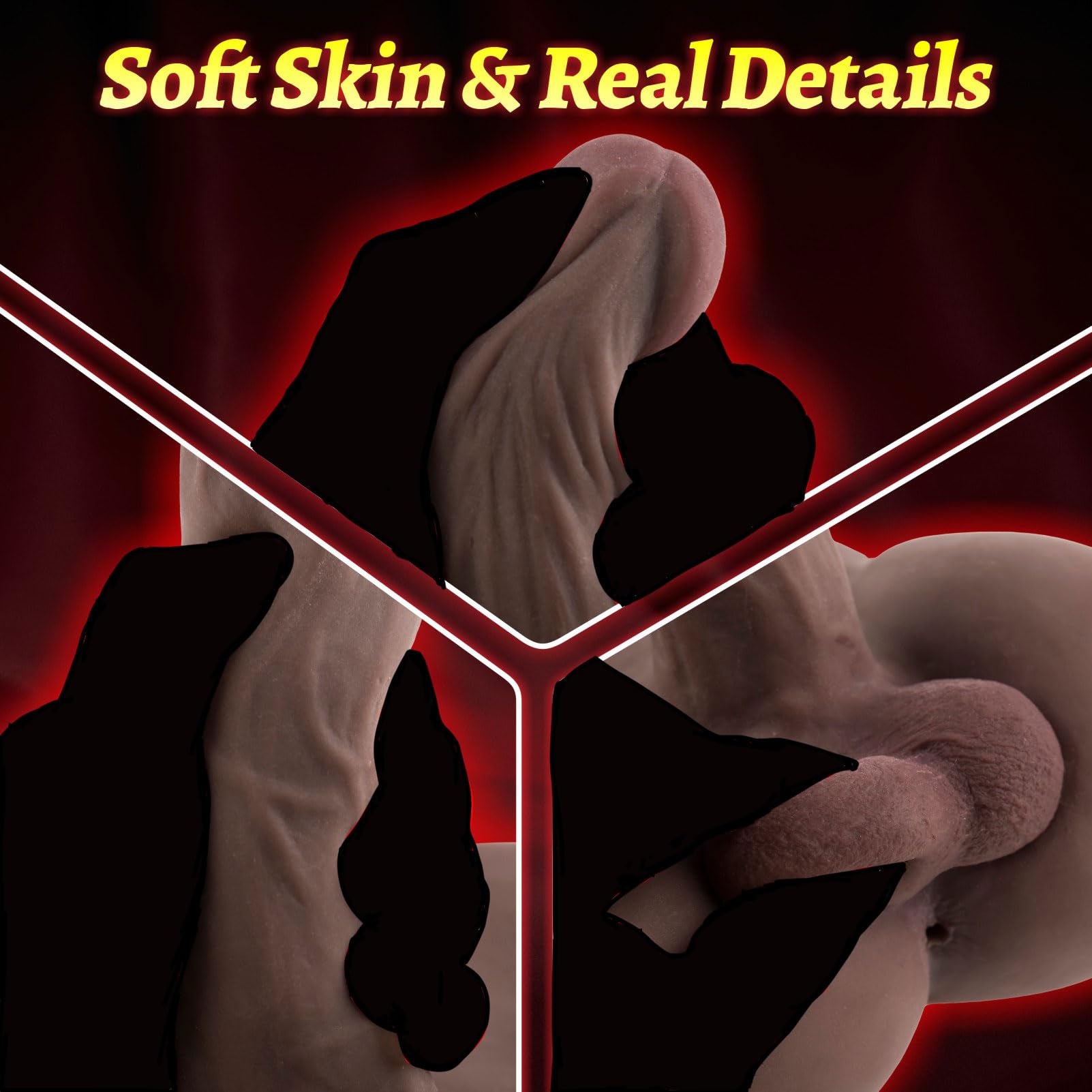 Realistic Black Male Sex Doll with Flexible Dildo & 8in Cock - Tight Anal Hole for Women & Gay Couples - Unisex Masturbator Toy (7lb) - Perfect for Solo Play & Couples Intimacy
