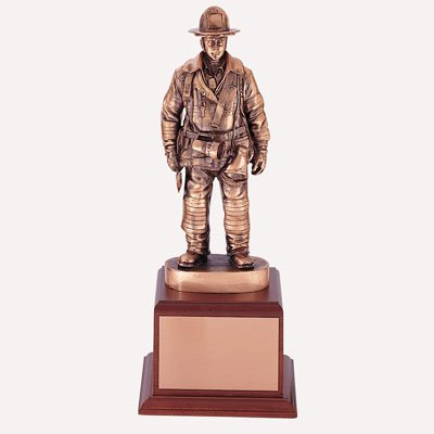16 Inch Fire Fighter Trophy - Custom Awards & Gifts for Firefighters, First Responders, and Emergency Services - Perfect for Recognition Ceremonies, Retirement Gifts, and Appreciation Events