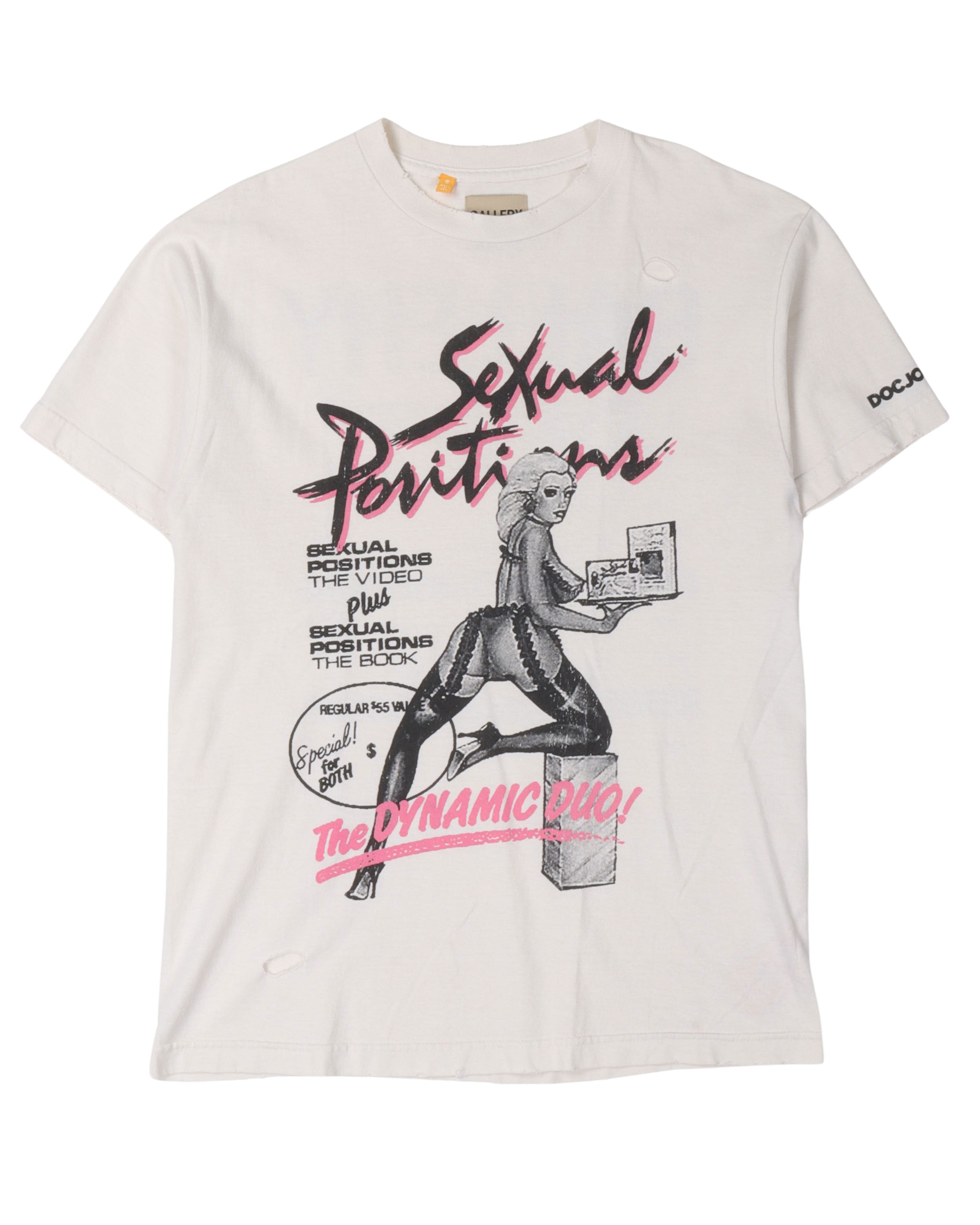 Sexual Positions Graphic T-Shirt - Funny & Trendy Casual Wear for Men & Women - Perfect for Parties, Gifts, and Everyday Outfits