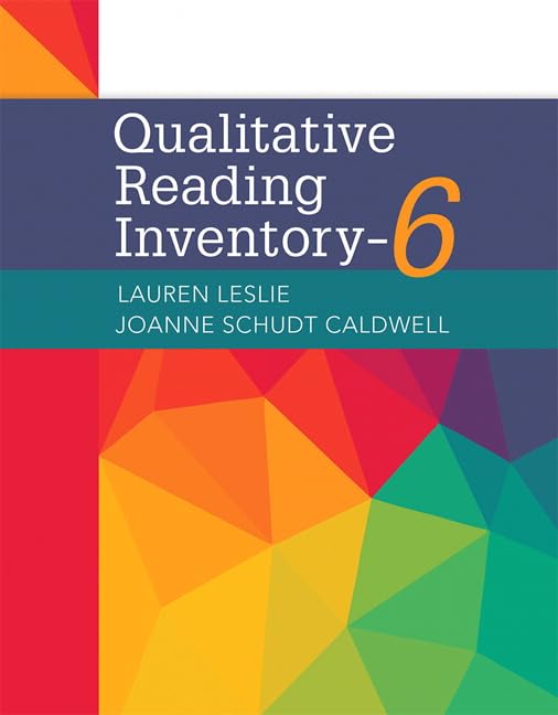 Qualitative Reading Inventory (QRI) - Comprehensive Literacy Assessment Tool for Teachers & Educators | Improve Reading Skills in Classroom & Homeschool Settings