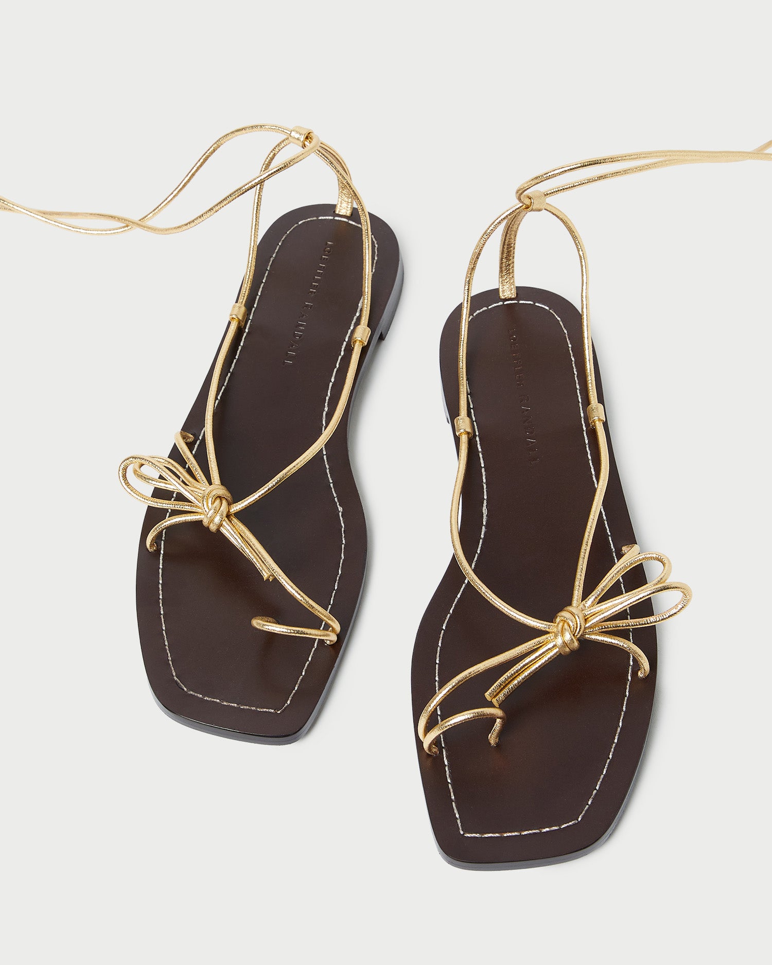 Jude Gold Leather Flat Sandals for Women - Comfortable Summer Casual Shoes - Perfect for Beach, Vacation & Everyday Wear